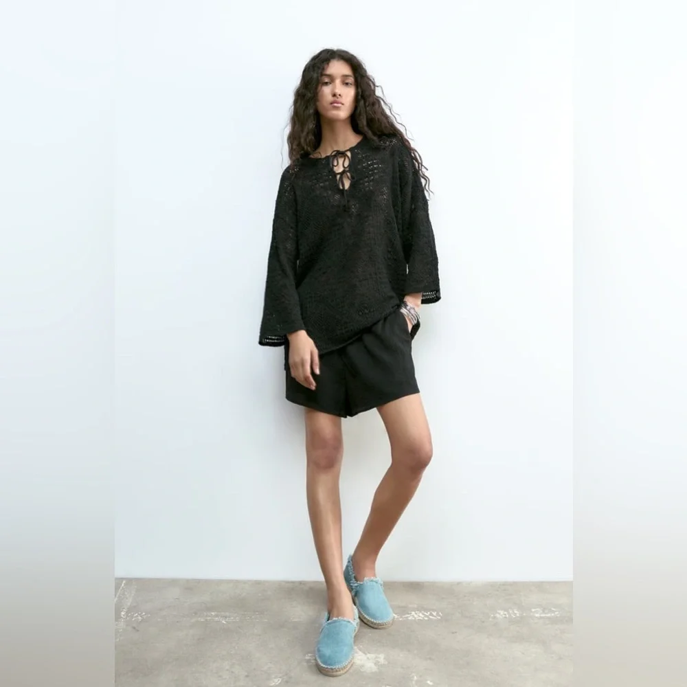 ZARA Denim Espadrilles